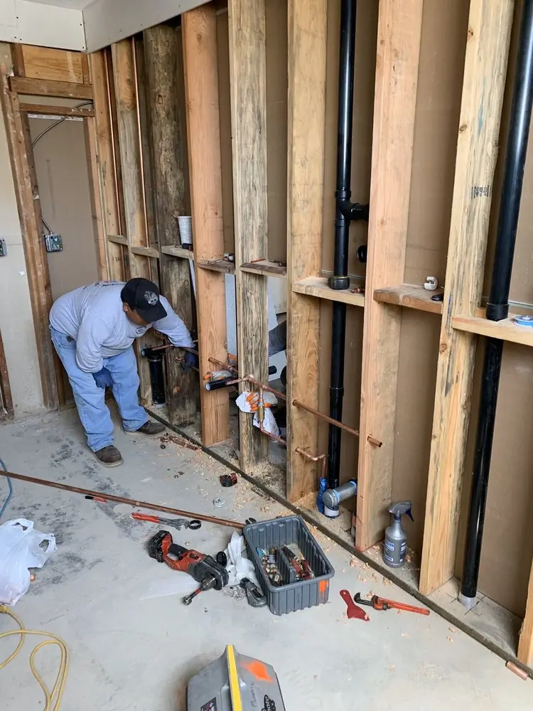Commercial rough-in plumbing for Gas Line Repair in Warehouse Point